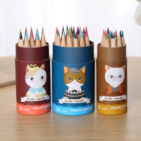 儿童卡通迷你彩色铅笔